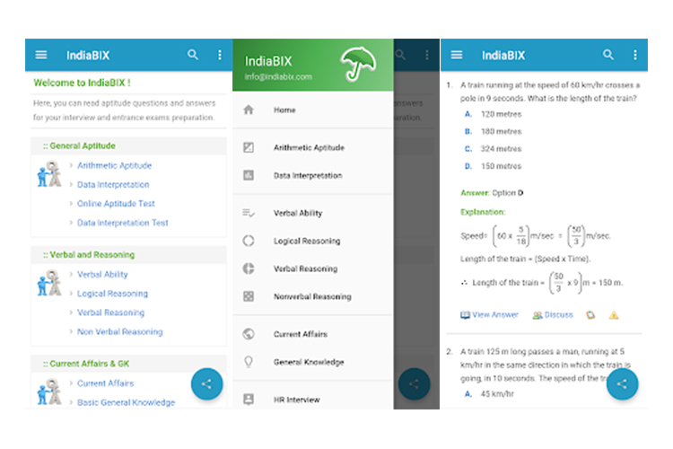 نرم افزار روان سنجی indiabix